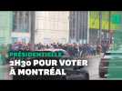À Montréal, des files d'attente interminables pour voter à la présidentielle