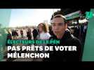 On a parlé de Jean-Luc Mélenchon au meeting de Marine Le Pen
