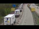 Pagaille à Douvres : les files d'attentes de camions ne désemplissent pas