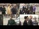 Royal family members arrive at Westminster Abbey for Prince Philip memorial service