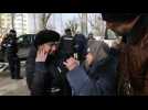 Ukraine: retrouvailles pour les personnes ayant fui Irpin