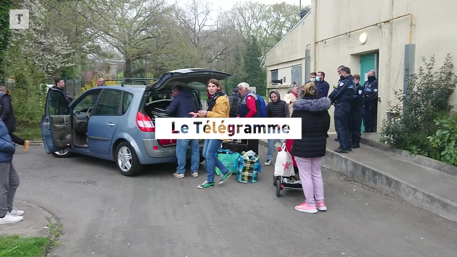 A Rennes, les derniers migrants ont été évacués du gymnase de la Poterie (Le Télégramme)