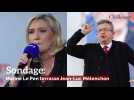 Sondage: Marine Le Pen terrasse Jean-Luc Mélenchon