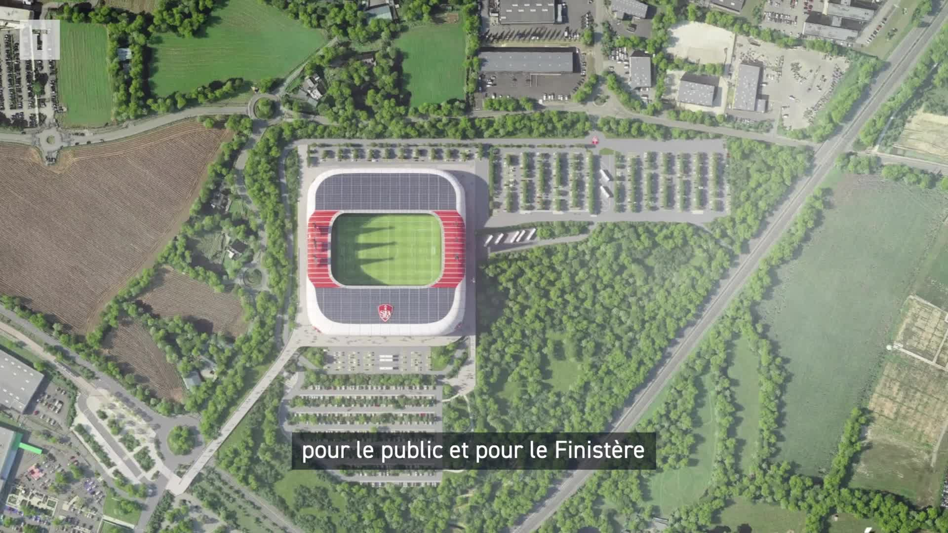 La future enceinte du Stade Brestois se dévoile (Le Télégramme)