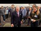 Le Roi Philippe à la rencontre des réfugiés ukrainiens enregistrés en Belgique