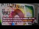 Sandra Gadret réalise une fresque à Audio Optik