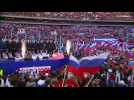 Russie : Vladimir Poutine déroule sa propagande lors d'une grand-messe patriotique