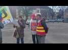 Manifestation intersyndicale à Abbeville