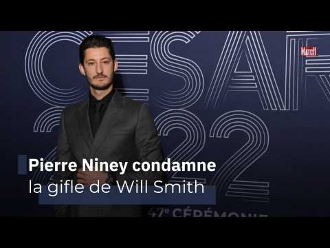 VIDEO : Pierre Niney condamne la gifle de Will Smith