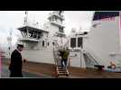 Visite du nouveau navire de recherche océanographique belge, le RV Belgica