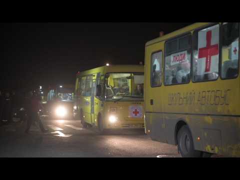 Ukraine: Buses carrying Mariupol residents arrive in Zaporizhzhia