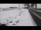 Chutes de neige dans l'Arrageois et le Ternois