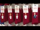 Présidentielle: des chaussettes à l'effigie des candidats