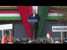 Hungarian Prime Minister Viktor Orban holds final rally ahead of Sunday's elections
