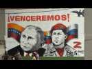 Une fresque pro-Poutine peinte dans un bastion chaviste de Caracas
