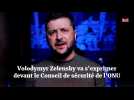 Volodymyr Zelensky va s'exprimer devant le Conseil de sécurité de l'ONU