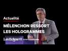 Avec ses hologrammes, Mélenchon se démultiplie dans plusieurs villes