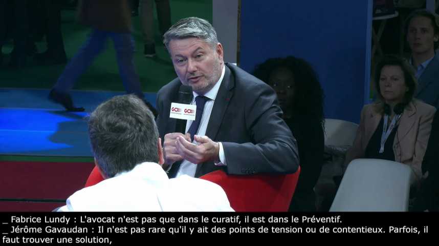 Illustration pour la vidéo Intervention de Jérôme Gavaudan, Président du Conseil National des Barreaux