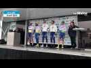 VIDÉO. Circuit cycliste de la Sarthe : au Lude, Peter Sagan chaleureusement applaudi sur le podium de départ