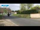 VIDÉO. Circuit cycliste de la Sarthe : à Coulongé, le peloton à toute vitesse dans la descente