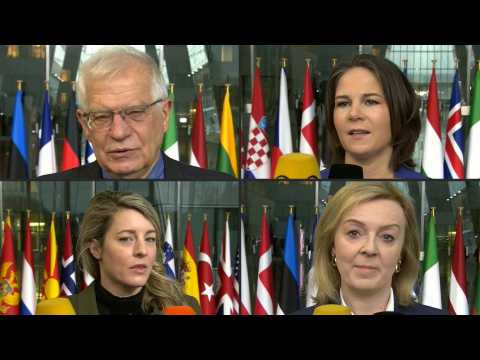 Arrivals at NATO Ministers of Foreign Affairs meeting