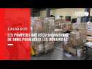 VIDEO. Les pompiers du Calvados submergés par les dons pour aider les réfugiés Ukrainiens