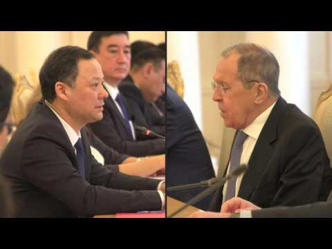 Russia's Lavrov meets with Kyrgyz counterpart Kazakbayev in Moscow