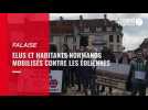 VIDEO. Les opposants aux projets éoliens en Normandie ont manifesté à Falaise
