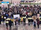 VIDÉO. Au Mans, 500 personnes rassemblées en soutien à l'Ukraine