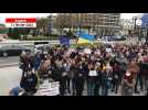 A Angers, plusieurs centaines de personnes défilent en soutien à l'Ukraine