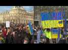 In Paris, protesters rally in support of Ukraine