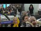 Hundreds of Ukrainian refugees commute through Krakow’s train station