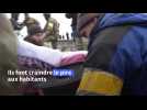 Près de Kiev, les habitants fuient pour échapper aux bombes