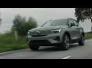 2023 Volvo XC40 Recharge Twin Driving Video in Sage Green