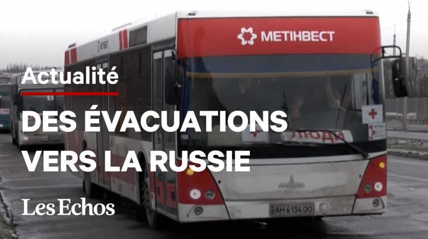 Illustration pour la vidéo Ukraine : Moscou annonce la mise en place de 6 couloirs humanitaires