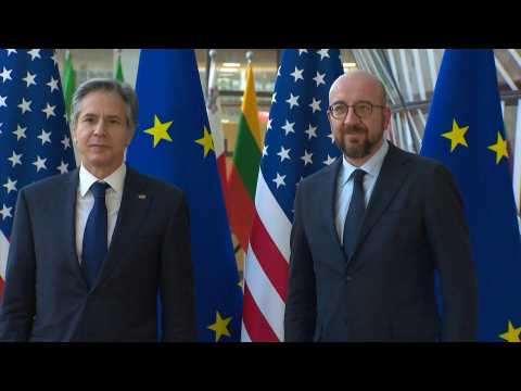 US State Secretary Blinken meets with EU Council President Michel