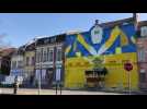 A Roubaix, une immense fresque en soutien à l'Ukraine