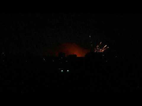 Ukraine: shelling lights up night sky east of Kharkiv