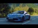Alpine A110 S in Alpine Blue & Carbone Roof Driving Video