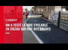 VIDEO. A Lorient, on a testé la piste cyclable en zigzag