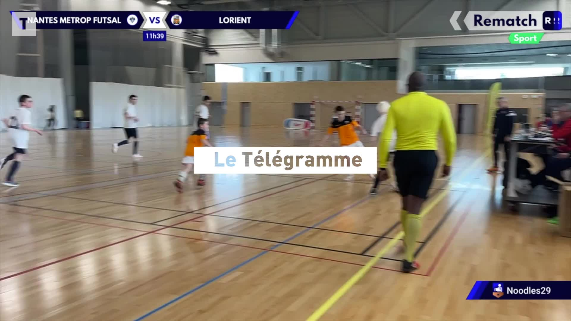 But de la semaine : Léo Sizorn - FC Lorient futsal handisport (Le Télégramme)