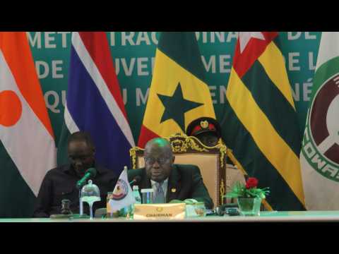 West African leaders hold summit on Mali sanctions