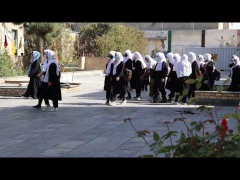 Afghan girls sent home as Taliban closes schools