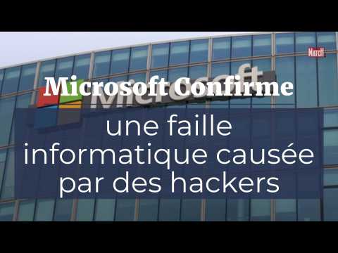 Microsoft Confirme une faille informatique causée par des hackers
