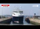 VIDEO. Le navire de pêche « L'Emeraude » rentre au bercail à Saint-Malo