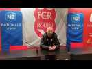 Réaction de Maxime D'Ornano, le coach du FC Rouen, après la victoire des Diables rouges face à Romorantin