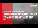 VIDÉO. Agression d'Yvan Colonna : affrontements entre force de l'ordre et manifestants à Bastia
