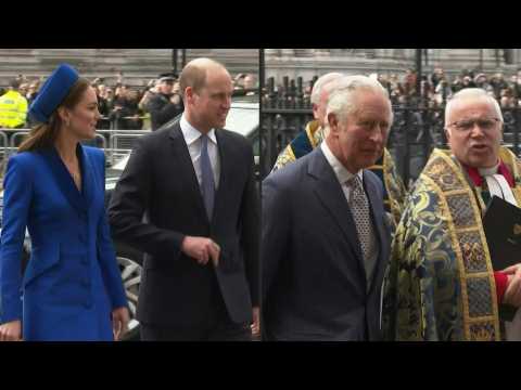 Prince Charles, Prince William arrive at Commonwealth Day service
