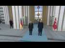 Turkey's President Erdogan welcomes Germany's Chancellor Scholz