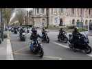 Manifestation des motards à Lille